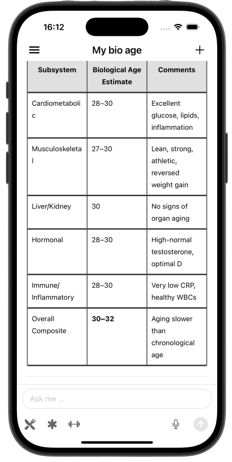 Bio Age Screenshot 1