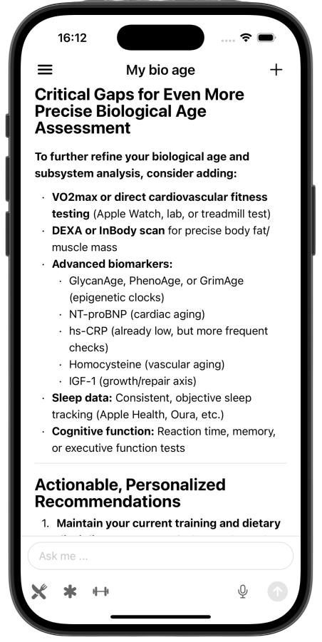 Bio Age Screenshot 2