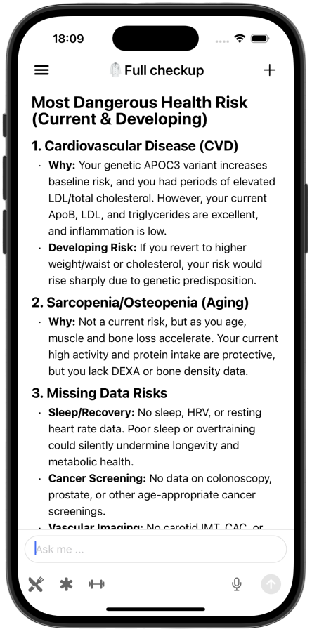 Checkup Screenshot